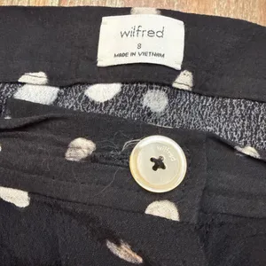 Wilfred Black and Off White Polka Dot Maxi Skirt Size 8 thumbnail 5