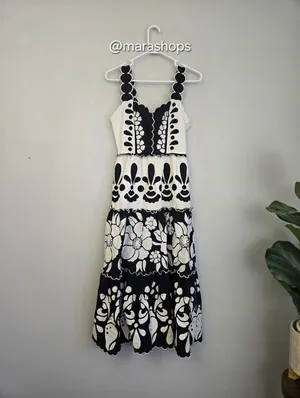 Farm Rio Tiered Floral Midi Dress thumbnail 4