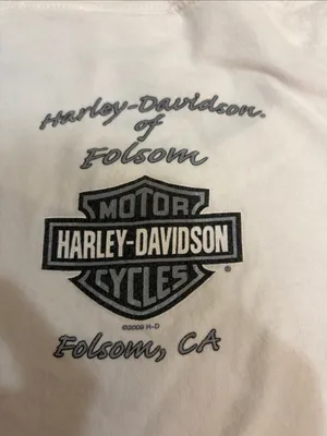 Harley Davidson white long sleeve shirt thumbnail 5