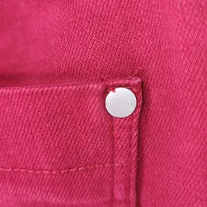 Judy Blue Garment Dyed Red Drawstring Skinny Jeans Size 7/28 thumbnail 7
