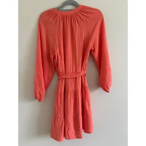 Rails Aureta Cotton Gauze Mini Dress Womens Medium Orange Resort Travel Vacation thumbnail 5