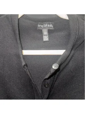 NWOT Black-Grey cardigan with a relaxed fit #greycardigan #blackcardigan thumbnail 4
