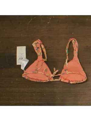 NWT O'Neill Kelly Floral Menorca Swim Bikini Swim Top Desert Flower Pink M thumbnail 5