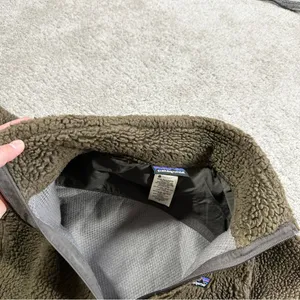 Patagonia Women's Fleece Retro-X Jacket Full Zip Stand-Up Collar Dark Walnut S thumbnail 11