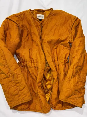 Universal Thread Quilted Corduroy Jacket Size S Mustard Yellow thumbnail 3