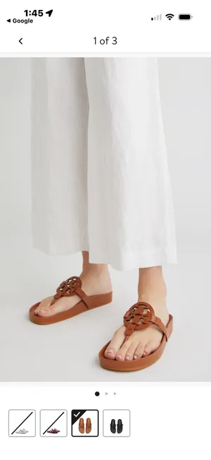Tory Burch Miller Cloud Sandals Leather thumbnail 3