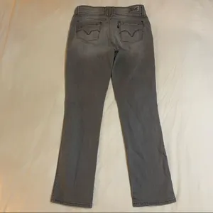Levi’s Gray Flatters & Flaunts Skinny Leg Jeans 30 Grunge Whimsigoth Festival Em thumbnail 5