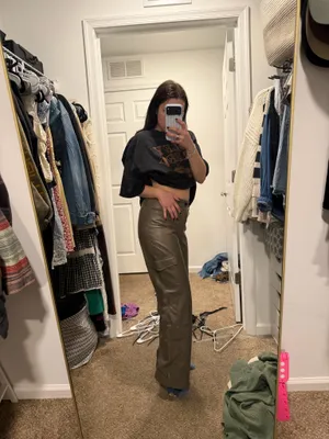 Abercrombie Leather Pants thumbnail 3
