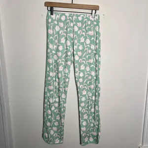 LAKE- Lounge Pajama Pants Parisian Green Vine Floral Size XS thumbnail 2