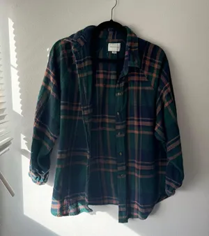 American Eagle Flannel Top thumbnail 1