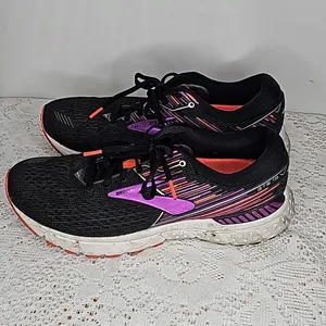 Brooks Adrenaline GTS 19 black purple running workout training athletic shoes 11 thumbnail 5