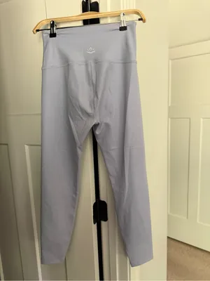Beyond‎ Yoga Ribbed High-Waist Lilac Leggings thumbnail 4