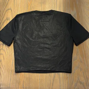 Lululemon Wundermost Ultra-Soft Nulu Crewneck Cropped T-Shirt *Shine thumbnail 5