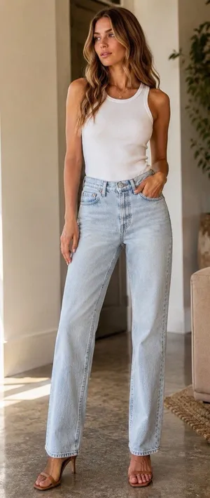 Levis Premium Big E 501 Original Fit Jeans Light Wash Denim Womens W27 L31 (30) thumbnail 1