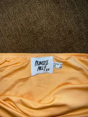 Yellow Halter Crop Top thumbnail 3