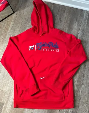 Nike Phillies Sweatshirt Hoodie Fightin Phils 2013 Baseball Red Blue Size M thumbnail 1