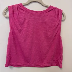 JoyLab Pink Muscle Tee Crop Sleeveless thumbnail 1