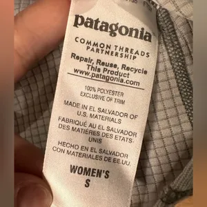 Patagonia Women's Capilene Midweight Zip-Neck baselayer long sleeve gray small thumbnail 4