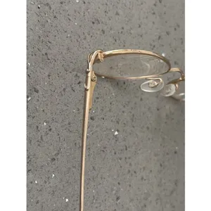 Aristar 6237 026 50-17-135 Gold Flex-Hinge Eyeglasses Frames ONLY round gold thumbnail 4