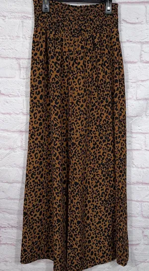 Sienna Sky Medium Leopard Print Palazzo Pants thumbnail 1