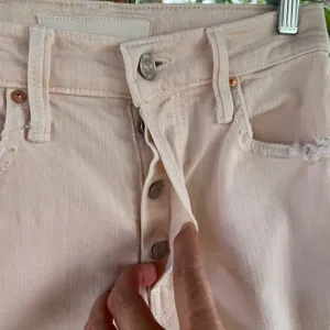 Mother Women's The Tomcat Chew Jeans Peach Wash Button Fly Size 25 thumbnail 6