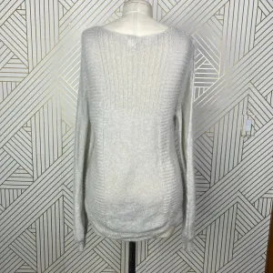Sundance Catalog Wool Mohair Knit Beige Ribbed Sweater Size US‎ Large thumbnail 8