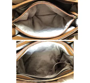 Margo Tan Leather Satchel Bag thumbnail 13