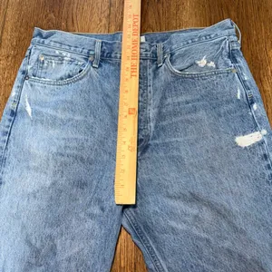 AGOLDE 90's‎ High Rise Loose Fit Distressed Jeans Light Wash Blue Size 30 Grunge thumbnail 5