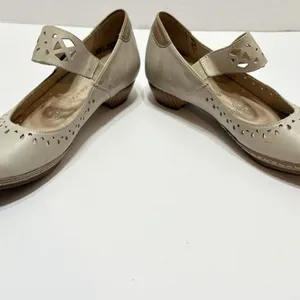 Remonte Mary Jane Comfort Pumps Beige Leather Women’s Size 38(7.5) thumbnail 8