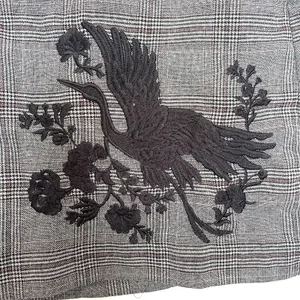 Loft Womens Skirt Embroidered Duck Plaid Preppy Minimalist Minimal Office Sz 2 thumbnail 4