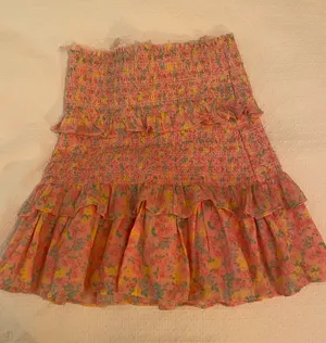 Pink Floral Mini Skirt - Loveshackfancy  thumbnail 2