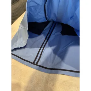 Tory Burch Sport Athletic Skirt Sz M Blue Pleated Stretch Front Pocket EUC thumbnail 6