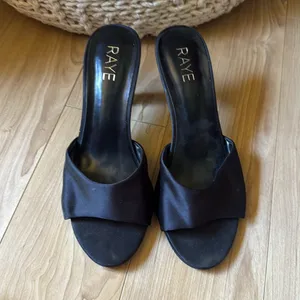 RAYE Black Shoes with Embellished Heels thumbnail 2