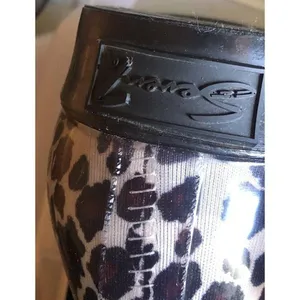 New Seven7 For All Mankind leopard print pointy toe Pull Tab Chelsea Rain Boots thumbnail 4