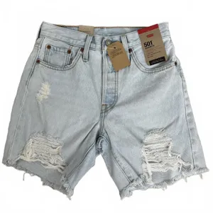 Levi's 501 Mid Thigh Distressed Cotton Shorts Shake It Up NWT Size 24 thumbnail 1