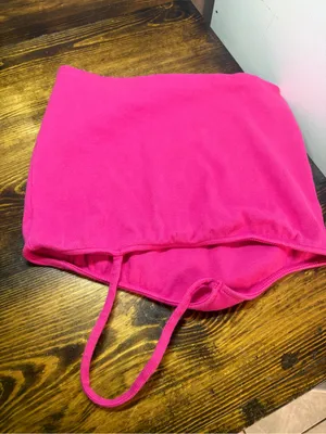 By Anthropologie pink crop tank top size medium thumbnail 2