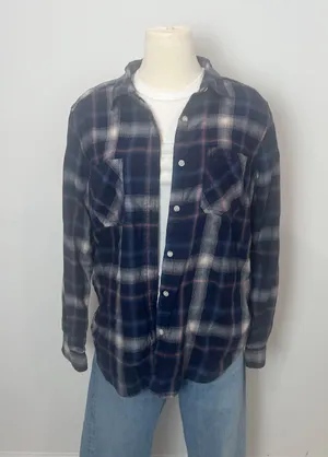 Mossimo Long Sleeve Flannel Button Up  thumbnail 1