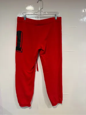 PINK Vintage Y2K Red Graphic Drawstring Sweatpants Nebraska Huskers thumbnail 4