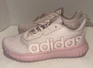 adidas Kaptir Base Shoes in a pastel or light pink colorway thumbnail 1