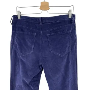 Free People We The Free Jayde Cord Flare Pants Raw Hem‎ Blue Size 29 thumbnail 8