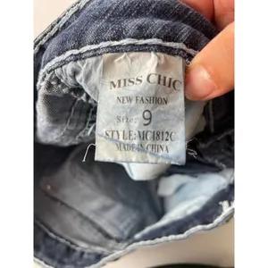 Miss Chic Women's Blue Denim Low-Rise Bootcut Jeans Size 9 thumbnail 8