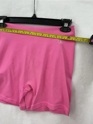 Allure Pink Scrunch-Back High-Waist Bike Shorts 1103 thumbnail 4