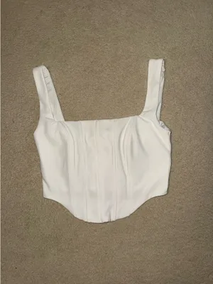 Edikted White Corset Top thumbnail 2