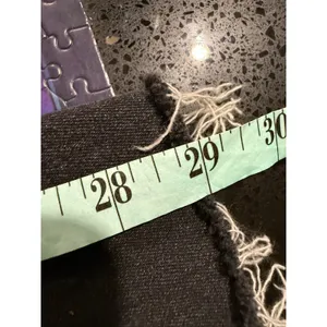 Good American High Rise Skinny Jeans Black Raw Hem Womens 8/29 thumbnail 6