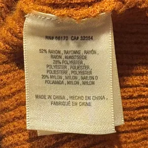 Moth Anthropologie Sweater Cottage Fall Boho Ribbed Cozy Preppy Tie Front Small thumbnail 4