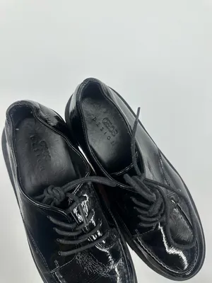 Asos Black Chunky Loafers Size Women's US 6 Grunge Goth Platforms thumbnail 6
