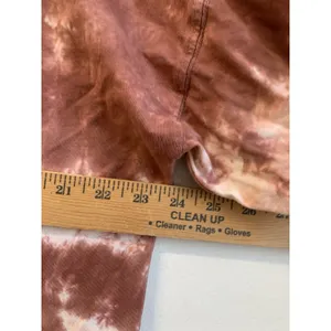 We The Free People Be Free Shirt Top Cabarnet Pink Brown Tie Dye Long Sleeve M thumbnail 7