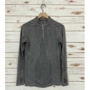 ZYIA Active Women's 1/4 Zip Pullover - Fog Gray - Large thumbnail 5