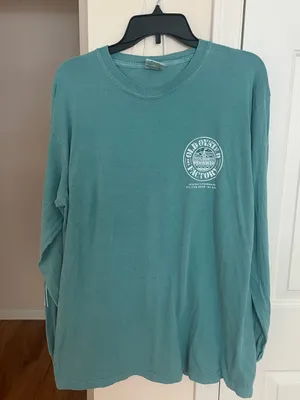 The Old Oyster Factory Hilton Head Island Comfort Colors Long Sleeve T Shirt thumbnail 2