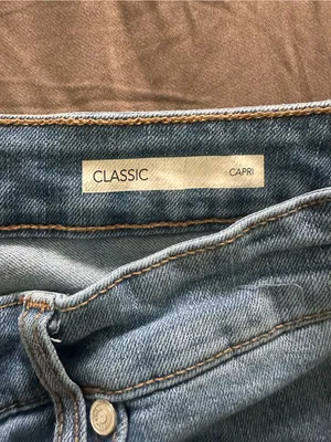 Code Bleu Classic Capri Light Blue Jeans Size 10 thumbnail 4